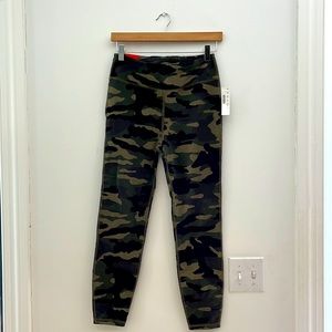 J Crew Weekend size M High-Rise 7/8 Legging Green Camouflage Cotton Stretch NWT